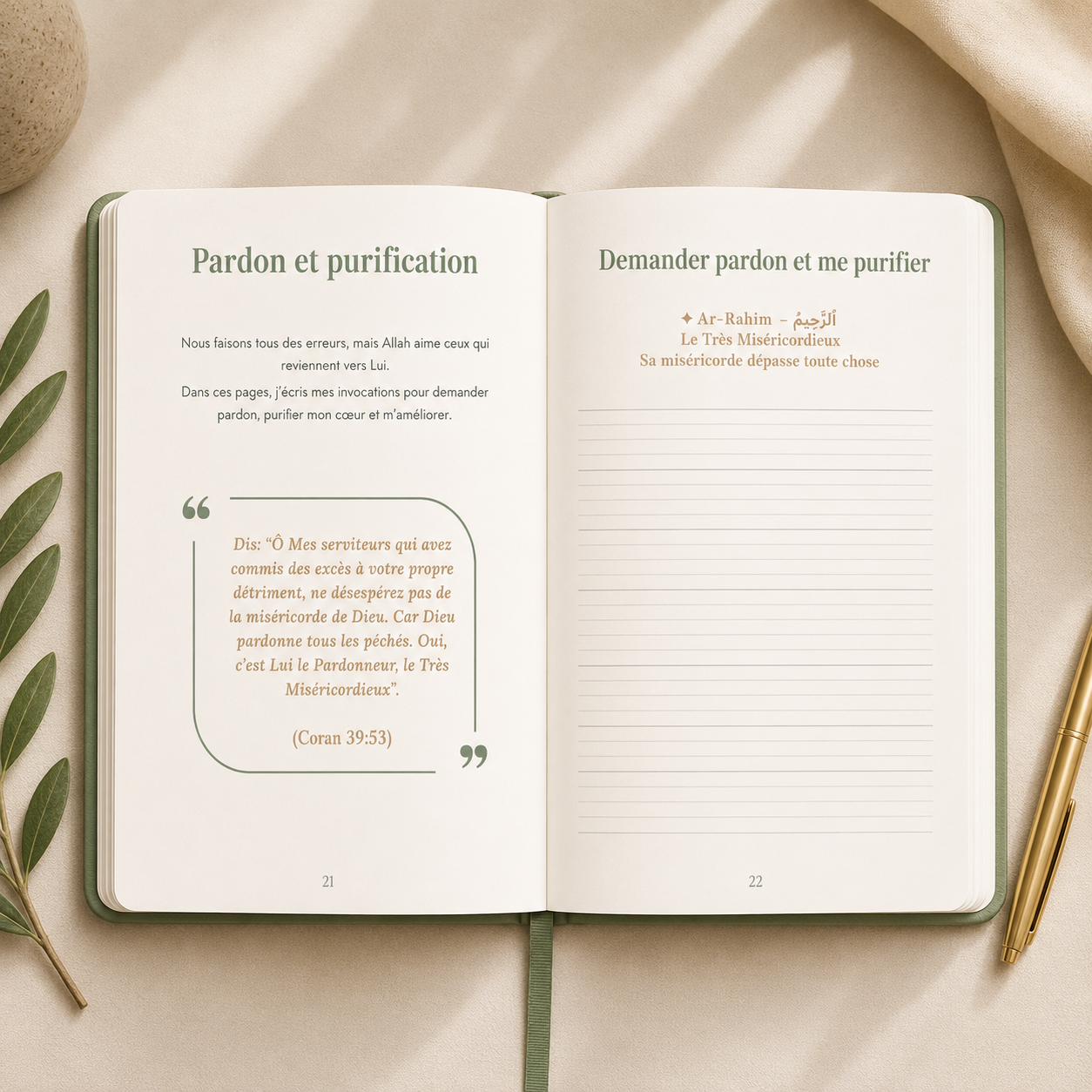 Mon carnet d'invocations